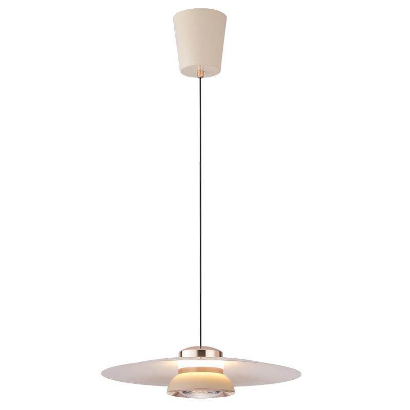 北欧极简卧室床头吊灯飞碟高级感吊线灯轻奢吧台餐厅灯单头小吊灯,家装灯饰光源,客厅吸顶灯,淘宝优惠券,粉丝福利购,淘宝优惠卷