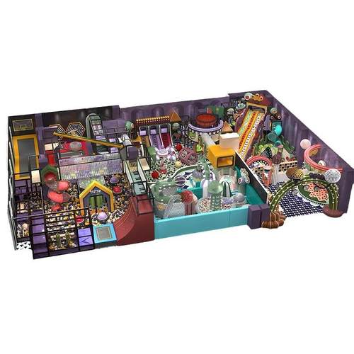 高端大型淘气堡儿童乐园室内游乐场设备亲子互动小区娱乐设施厂家