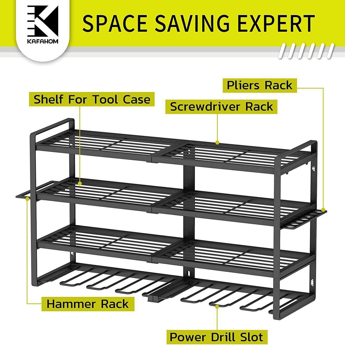 电动工具收纳盒壁挂式金属电动工具储物架车库工具收纳器锤子钳子,收纳整理,书桌收纳置物架,淘宝优惠券,粉丝福利购,淘宝优惠卷