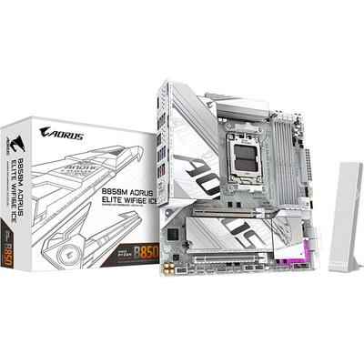 技嘉B850M AORUS ELITE WIFI6E ICE 冰雕主板DDR5适用海景房AM5
