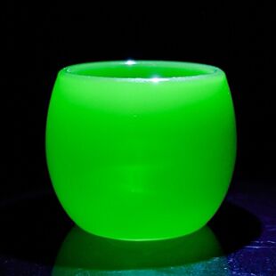 功夫杯泡茶玉瓷主人杯茶杯翡翠茶具帝王绿家用个人杯单杯主人玉杯