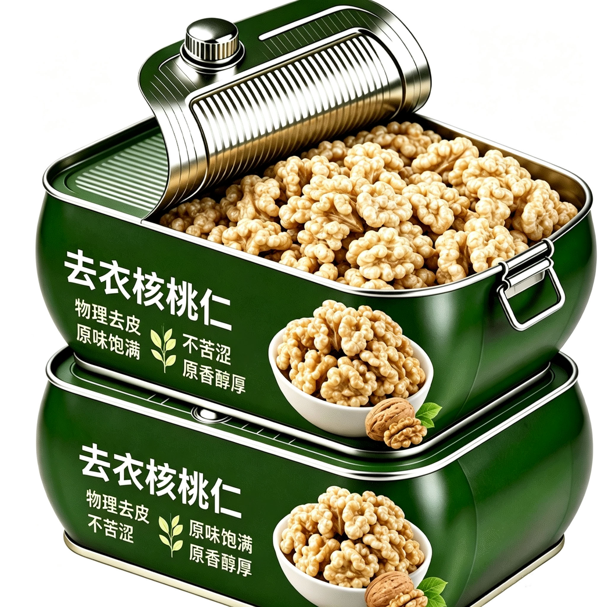 新鲜去皮核桃仁官方旗舰店独立包装原味无添加新货儿童营养核桃仁图片