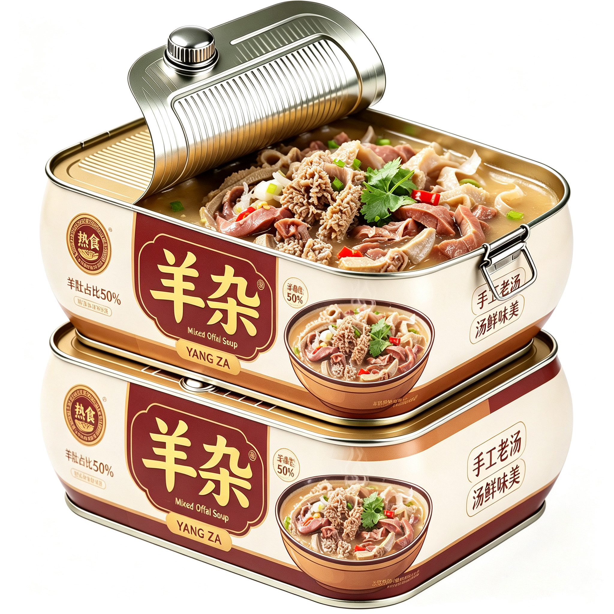 速食羊杂内蒙古整套熟食羊汤羊肉汤羊杂汤开袋即食羊杂碎