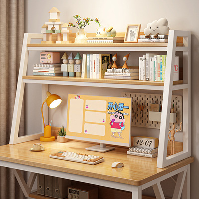 桌面置物架梯形桌上书架学生家用书桌分层架简易多层电脑桌收纳架