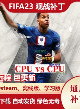 FIFA23 观战补丁 CPUvsCPU 电脑踢电脑 经理生涯球员生涯均可