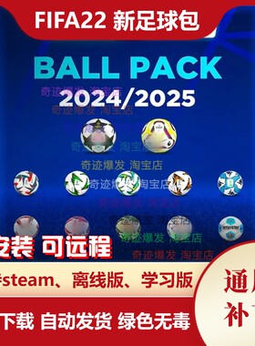 FIFA22 新足球包补丁 24-25多种赛事比赛真实用球 不含游戏