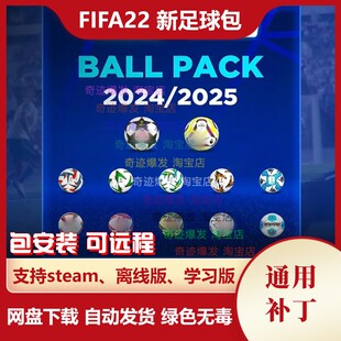 FIFA22 新足球包补丁 24-25多种赛事比赛真实用球 不含游戏