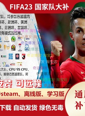 FIFA23 国家队综合补丁 NAC大补211国家世界杯杯赛联赛加传奇球员