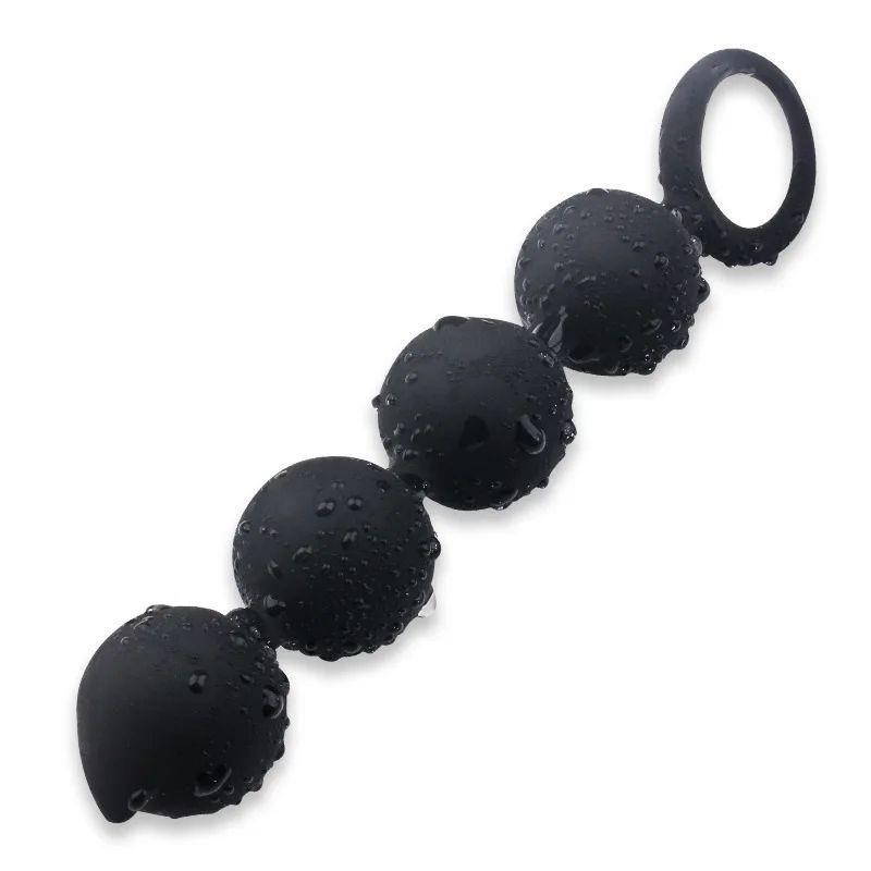 New Bird Beak Silicone Pull Beads Back Court Anal Plug