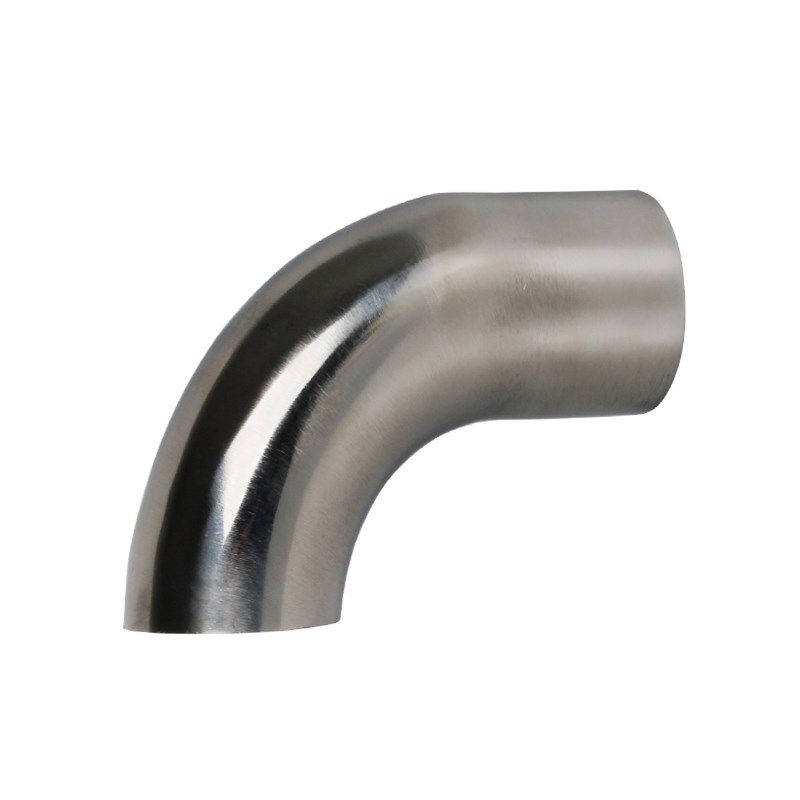 304不锈钢焊接内丝弯头90度抛光镜面卫生级弯管内牙螺纹单焊管件