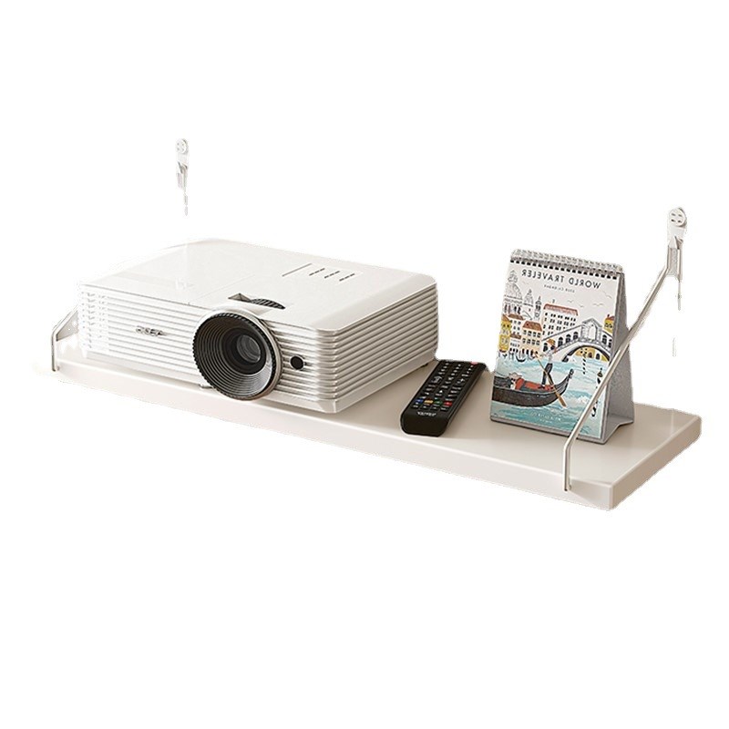 .投影仪置物架墙上挂墙搁板放置柜免打孔悬挂60*30cm床头壁挂支架