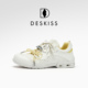 女2026春季 新款 运动阿甘鞋 DESKISS复古德训鞋 真皮百搭休闲板鞋 女