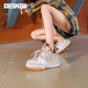 女2026新款 高颜值板鞋 春季 DESKISS厚底鞋 面包鞋 百搭运动鞋 情侣鞋