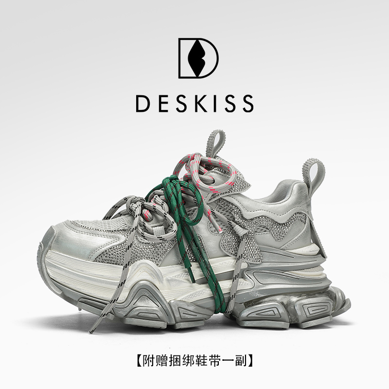 DESKISS2025秋季新款厚底老爹鞋