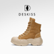小众设计女士休闲鞋 DESKISS女鞋 厚底增高高帮鞋 女款 2026春季 新款