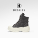 2026春季 女款 新款 DESKISS女鞋 小众不撞款 高帮鞋 松糕厚底休闲鞋 女