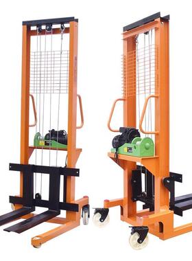 2吨OBF插电半电动叉车吨手动装卸堆垛液压手动叉车机电动堆高搬运