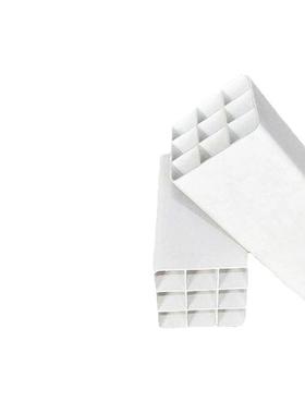 PV九孔电格栅管厂家单孔C四孔料PVC九孔格栅管塑通信力穿线多孔格