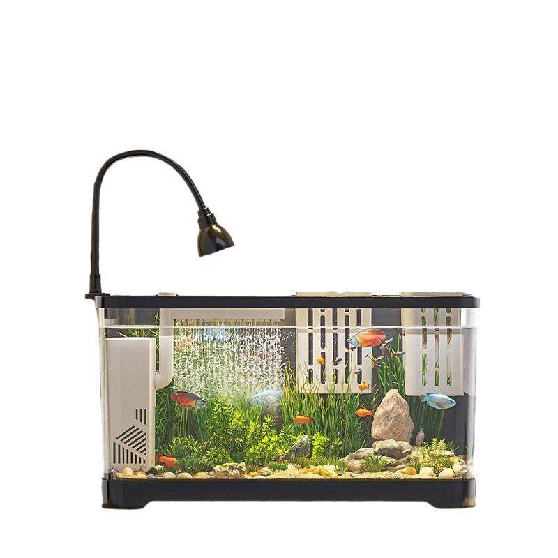 透明金鱼鱼缸生态料造景家用水鱼族缸观赏塑中小缸亚克力背桌面客,宠物/宠物食品及用品,桌面缸,淘宝优惠券,粉丝福利购,淘宝优惠卷