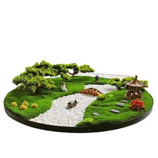 饰微观圆桌 摆花形景圆装 酒店大中圆桌转盘中间摆件餐桌花zbj 024