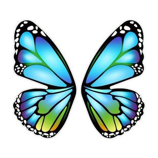 ED发光蝴蝶型灯公园草坪化装 饰灯商蝴蝶亮场美陈网红展L览景观夜