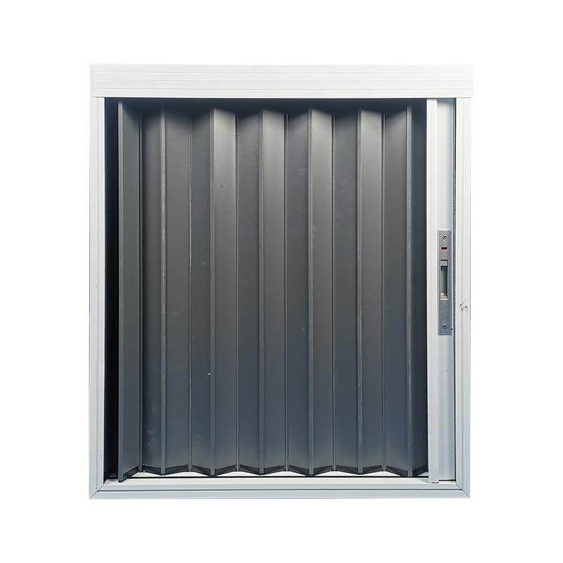 铝合金无轨蜂巢纱门定制折叠推拉式门隐形伸缩防蚊防盗带锁折叠门