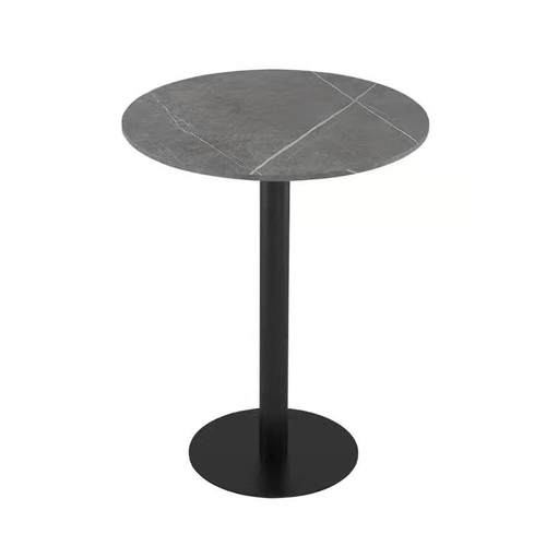 奶茶店小圆桌咖啡厅桌椅组合餐馆长方桌子售楼处洽谈桌岩板