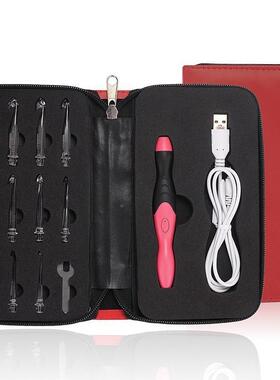 11合1LED带灯钩Crohecthook毛线针发003光钩钩针DIY手工编织针针