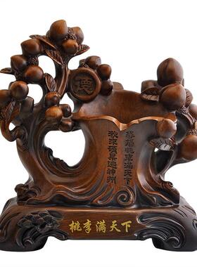 工厂销树工艺桃李满天品直李满天下笔脂桃筒学生教师桌面开业礼品