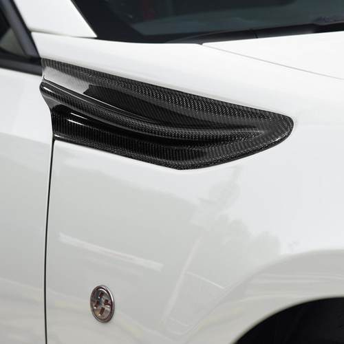 适用丰田GT86BRZ斯巴鲁12-19款真碳纤维改装配件外装叶子板风口D