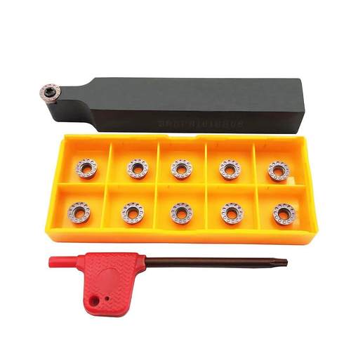 16mm1件SRDPN1616H08+11件RPMT08T2MOE硬质合金铣刀刀片