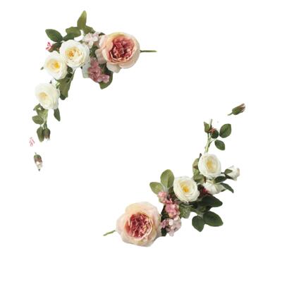 镜前花相框装饰生日花壁饰HHY1840G墙饰门楣花花花新款绢条