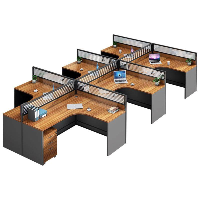 职办公桌组合风四46人员位l型屏卡位隔断卡办公室员工工位座桌椅,商业/办公家具,办公电脑桌,淘宝优惠券,粉丝福利购,淘宝优惠卷