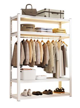 易衣出租房衣架帽简架自由组装diy落地衣柜开75167式衣橱货架置物