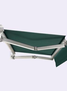 苏州安装商遮铺折叠加雨XTV篷伸缩雨动棚阳厚棚铝合金雨棚手摇电