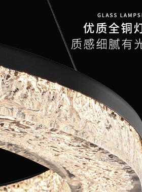 意式极简感客厅吊灯现代简铜约家用大气全轻奢高级全灯光90727谱