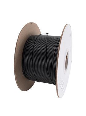 黑色轴转铁丝扎带电缆线扎带汽车线束捆扎包胶铁线铁芯扎带