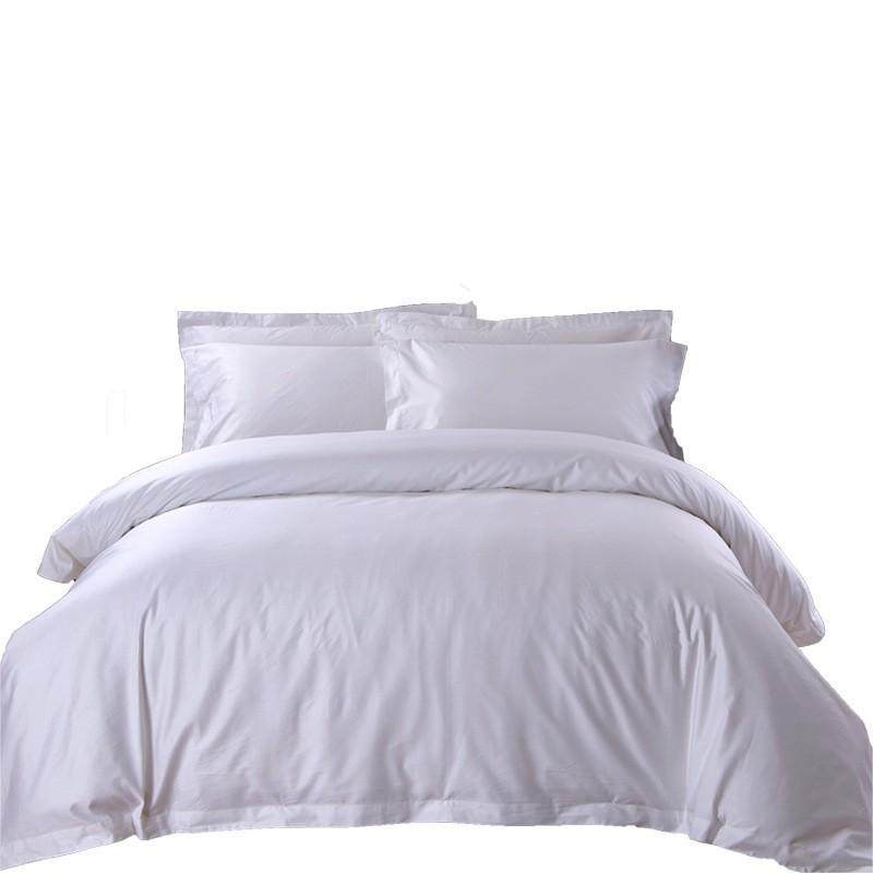 酒店布草厂家直供床上用品全棉贡缎四件套床单五星级宾馆民宿被单