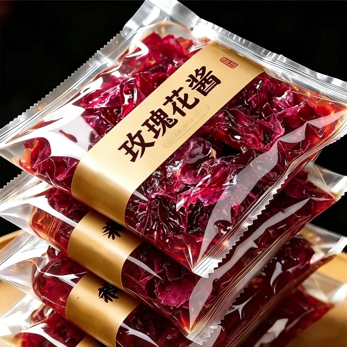 天猫甄选玫瑰花酱官方旗舰店食用玫瑰花蜜钵仔糕月饼馅料烘焙专用