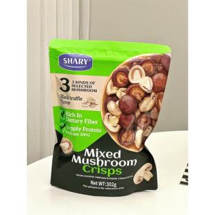 菌菇脆黑松露味香菇干草菇干双孢菇干蘑菇干菌菇脆片蔬果干