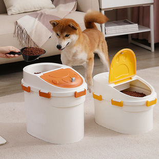 狗粮盒密封存储桶猫粮盒子装狗粮的储存宠物储粮桶狗粮桶干粮
