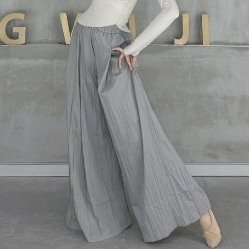 速发舞裤逸裤子古典舞阔腿裤飘松舞蹈裤男中国舞练功宽春夏