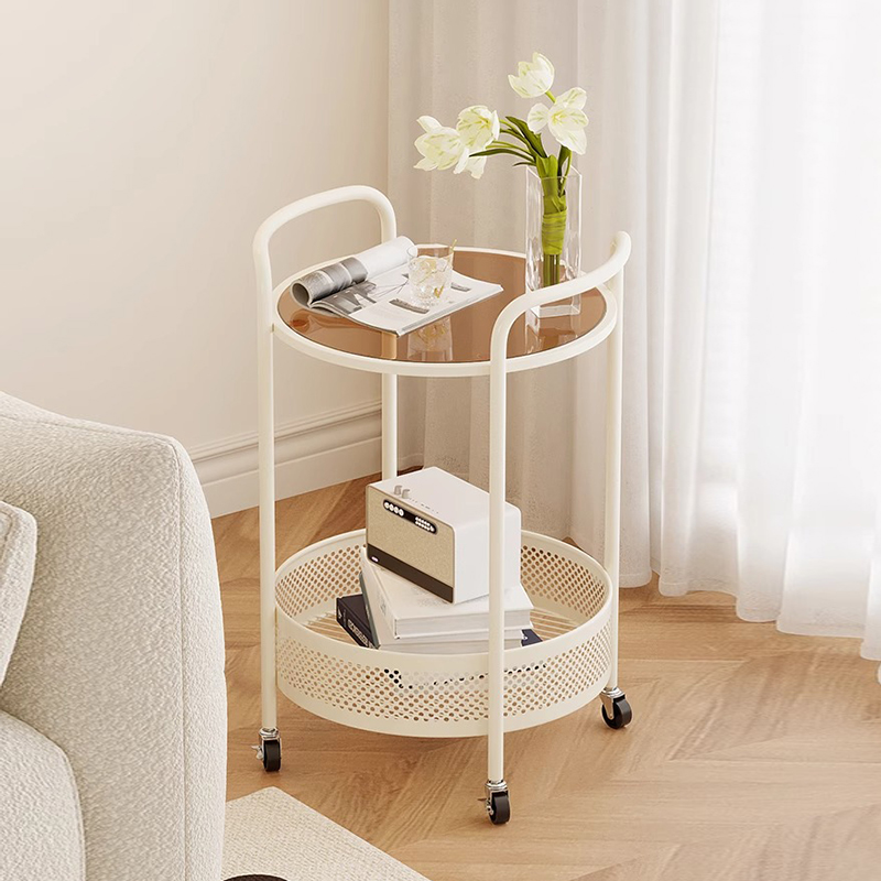 速发奶小风沙发边几移动子几油桌茶迷你角几置物架带轮小推车客厅