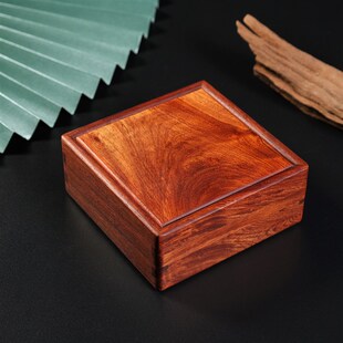 速发大果紫檀机关盒红木中式收藏盒实木盒古饰宝首珠盒方盒红木礼