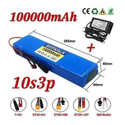 10S3P36V120Ah电池ebike电池组18650锂离子电池1000W大功率电动