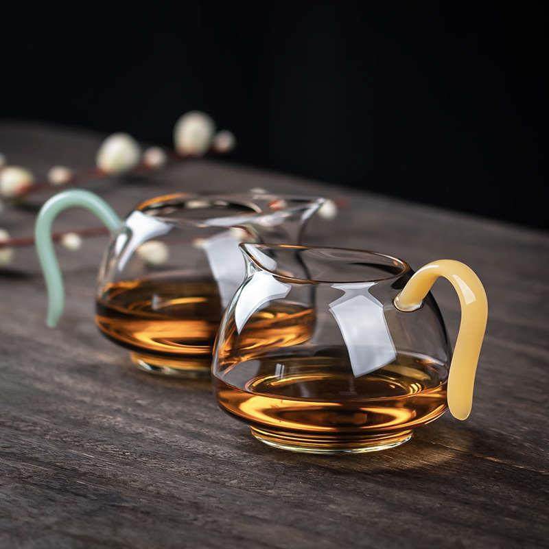玻璃公道杯分茶器高硼硅耐热功夫茶具配件海漏纯手工大号茶盅中式,餐饮具,公道杯,淘宝优惠券,粉丝福利购,淘宝优惠卷