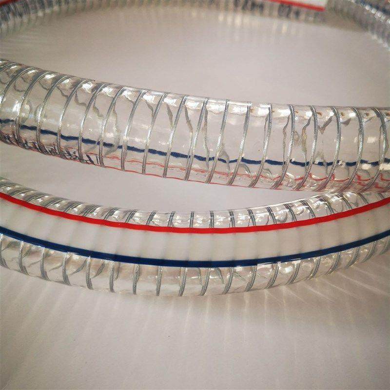 pvc钢丝软管水管l透明螺旋增强软管加厚油管水管一寸4分钢丝塑料,家装主材,下水软管/排水软管,淘宝优惠券,粉丝福利购,淘宝优惠卷