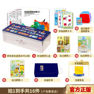 6岁 法国脑力盒子儿童思维语言潜能启蒙训练绘本大开眼界创意机关书百变洞洞翻翻书撕不烂纸板书3 圣诞礼物
