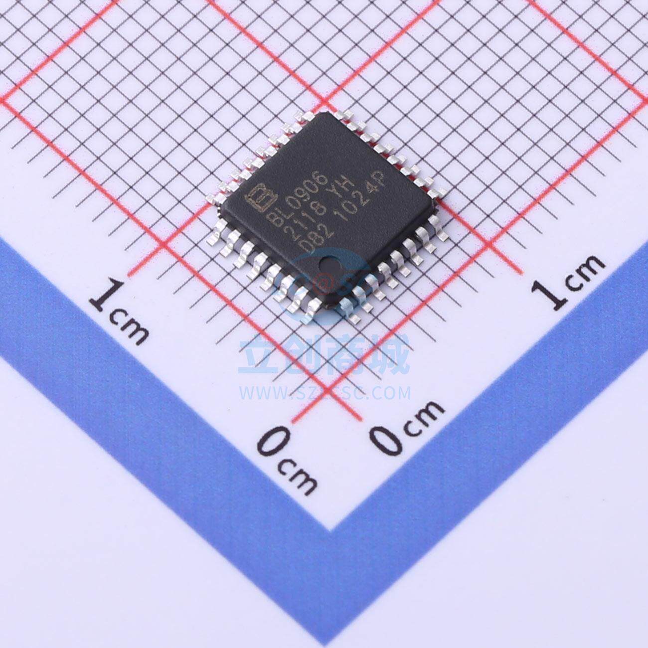 电能计量芯片 BL0906 LQFP-32 BL(上海贝岭)