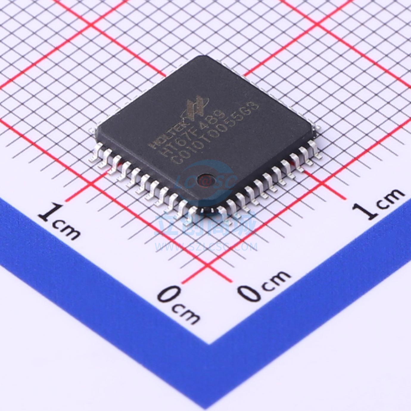 单片机(MCU/MPU/SOC) HT67F489 LQFP-44_10x10x08P HOLTEK(台湾合